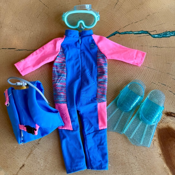 American Girl Doll Surf, Swim, and Scuba Outfits and Accessories - Picture 3 of 11